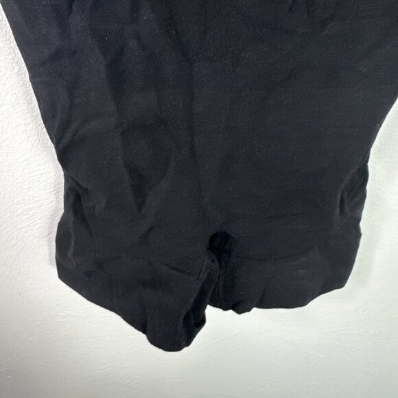 CURVEEZ Women's Plus 2XL Second Skin Hip Hugger Bodysuit Under Bust Black NWT - Picture 3 of 16